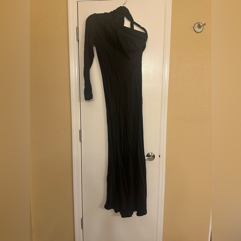 Young Fabulous & Broke Black One Shoulder Dress